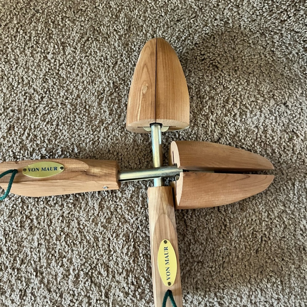 Cedar shoe inserts.